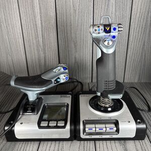 Logitech G Saitek X52 HOTAS Throttle + Stick Flight Control System JOY.CPL TEST